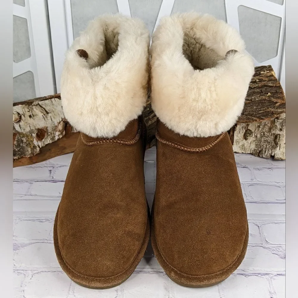 BEARPAW Abby Fold-Over Boots